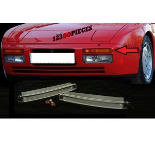 cabochons de clignotants blancs Porsche 944 turbo / S2 - GO11598